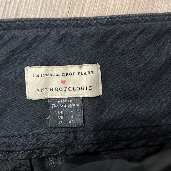 Anthropologie Black Flare Pants - Picture 4 of 4